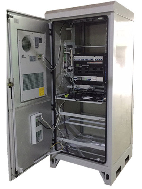 Погодостойкие на открытом воздухе электрические шкафы приложений, шкаф сервера европейского стандарта на открытом воздухе