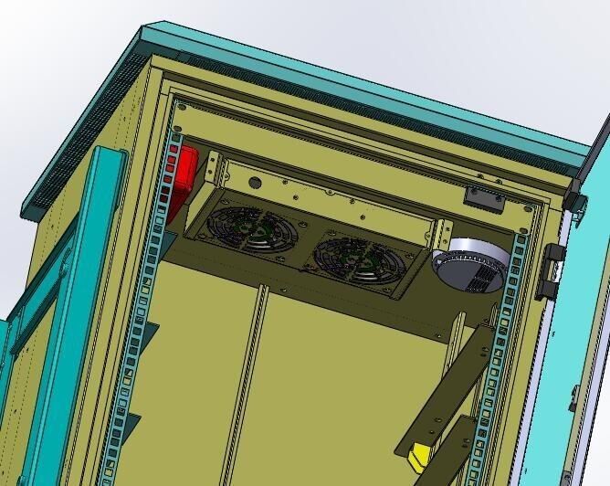 Подогреватель АК шкафа 240В батареи ИП55 лития железный на открытом воздухе с модулями батареи 10 частей