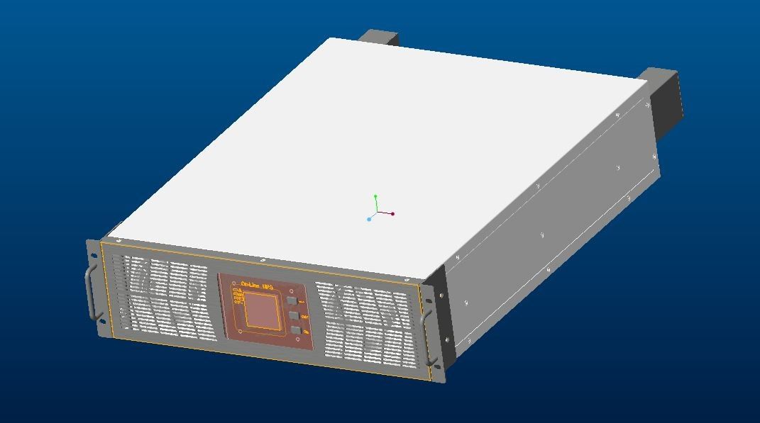 ЛКД показывает УПС 10-40КВА электрической системы держателя шкафа 3 участков непрекращающийся с фактором силы 0,9