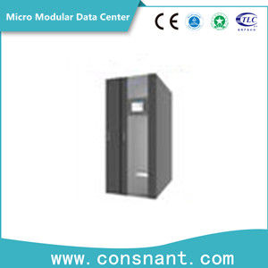 Вентиляция охлаждая микро- модульный центр данных с контролировать системы безопасности