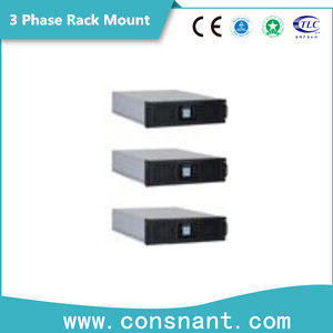 Дисплей LCD UPS 10-40KVA электрической системы держателя шкафа 3 участков непрекращающийся с фактором силы 0,9