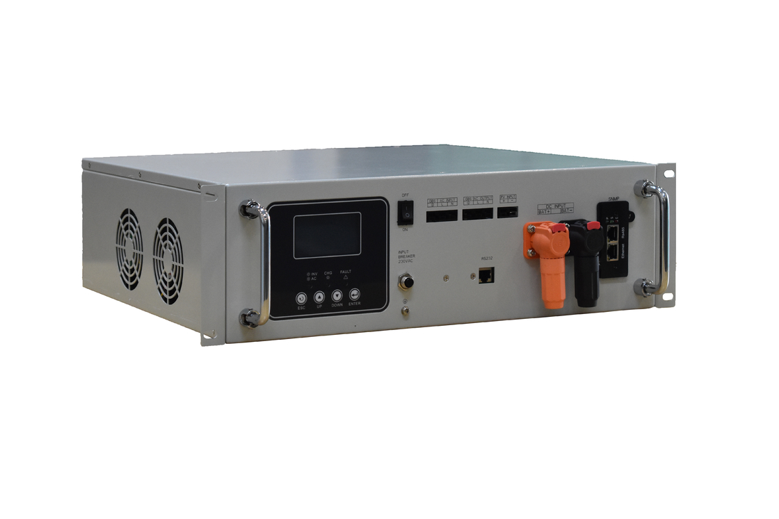 Синусоидальным инвертор установленный шкафом 3.5KW ввода напряжения/дисплей AC LCD 5.5KW 230V
